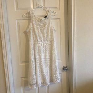 Torrid white lace dress